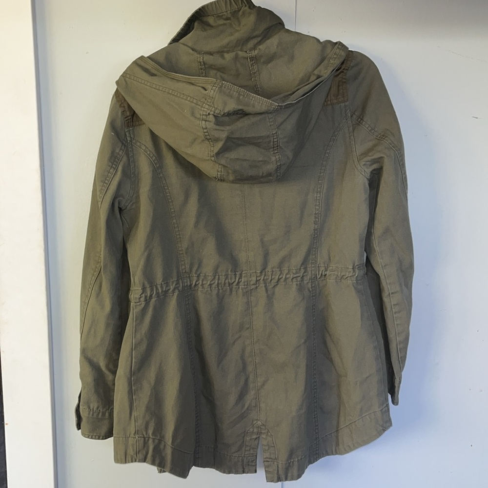Sebby Collection Hooded Utility Jacket - Picture 4 of 5